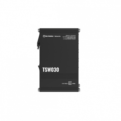 Teltonika TSW030 - Switch - unmanaged - 8 x 10 / 100 - DIN rail mountable - 5