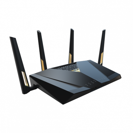 ASUS RT-BE88U - Wireless router 9-port switch - 1GbE, 2.5GbE, Wi-Fi 7 - WAN ports: 3 Dual Band - 3