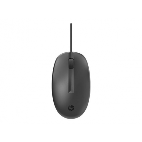 HP 125 - Mouse - wired - USB - black - promo - 0