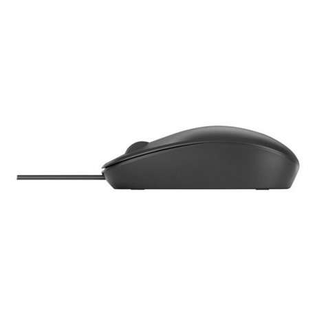 HP 125 - Mouse - wired - USB - black - promo - 5