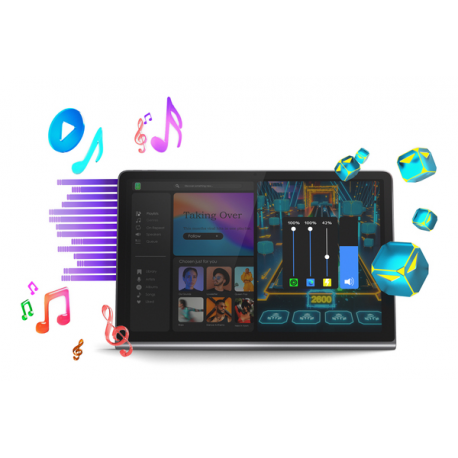 Lenovo Tab Plus ZADX - Tablet - Android 14 or later - 128 GB UFS card - 11.5" (2000 x 1200) - microSD slot - luna grey - 8