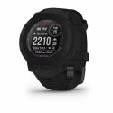 Garmin Instinct 2 Solar - Tactical Edition - 45 mm - black - sport watch with band - silicone - wrist size: 135-230 mm - monochrome - 32 MB - Bluetooth, ANT+ - 53 g