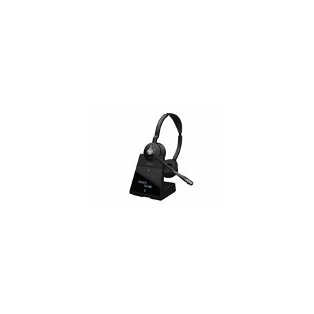 Jabra Engage 75 SE Stereo (Low Power) - Headset - on-ear - DECT / Bluetooth - wireless - NFC - Zoom Certified, UC certified, Amazon Chime Certified, Google Meet Certified, Works With Chromebook Certified, Certified for Microsoft Teams Open Office - 0
