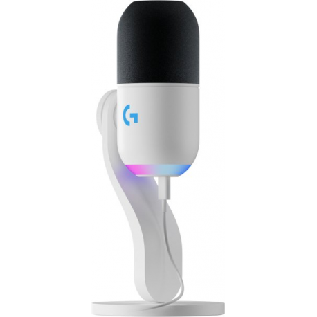LOGITECH Yeti GX Dynamic RGB Gaming Mic with LIGHTSYNC - OFF WHITE - USB