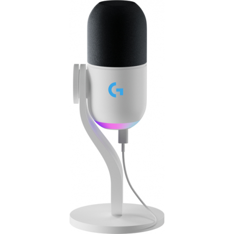 LOGITECH Yeti GX Dynamic RGB Gaming Mic with LIGHTSYNC - OFF WHITE - USB