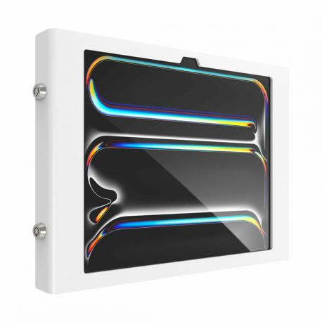 Compulocks iPad Pro M4 13" (2024), Apex Secured Enclosure Wall Mount - Enclosure - for tablet - secured - lockable - metal frame - white - screen size: 13" - wall-mountable - for Apple 13-inch iPad Pro Wi-Fi (M4) - 0