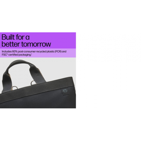 HP - Notebook carrying backpack / tote - convertible - 14.1" - black, taupe - 14