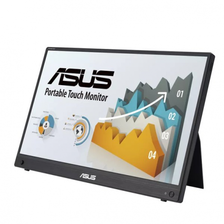 ASUS ZenScreen Touch MB16AMTR portable monitor 15.6inch IPS FHD WLED 16:9 60Hz 250cd/m2 5ms HDMI USB-C 2x1W Speakers Black+Dark 