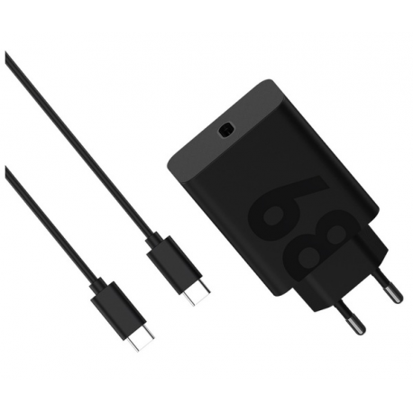 Motorola - Power adapter - 68 Watt - PD (24 pin USB-C) - on cable: USB-C - Europe - 0