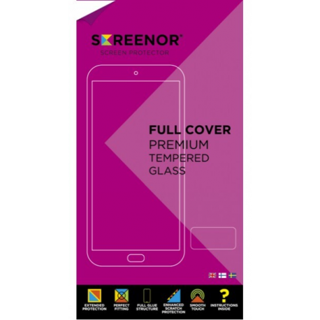 Screenor - Screen protector for mobile phone - glass - black - for OnePlus Nord CE4 Lite - 0