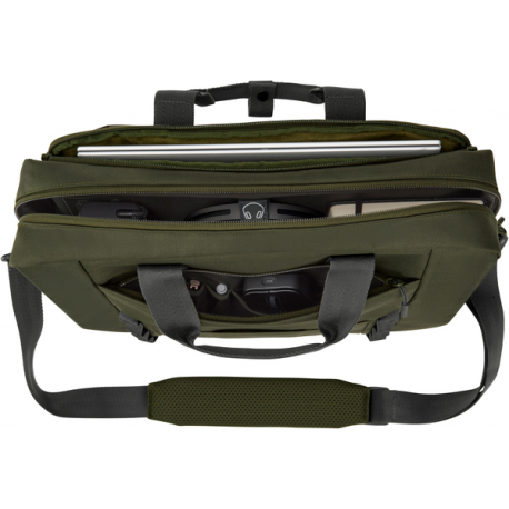 HP - Notebook carrying case - modular - 15.6" - grey, green - 12