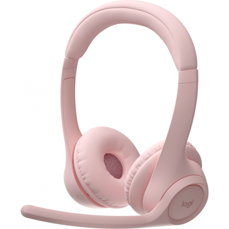 Logitech Zone 300 - Headset - on-ear - Bluetooth - wireless - rose - 0