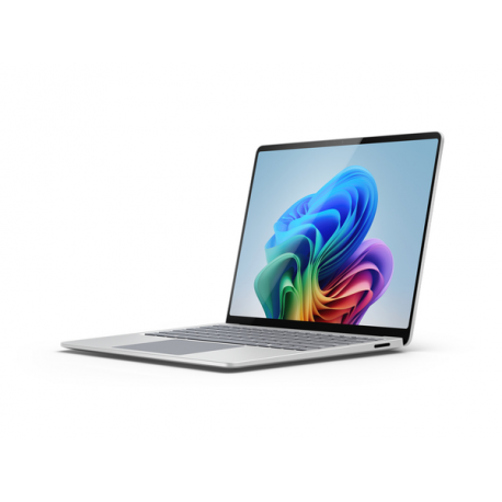 Microsoft Surface Laptop Copilot+ PC - 7th Edition - Snapdragon X Plus - X1P-64-100  /  up to 3.6 GHz - Win 11 Pro - Qualcomm Adreno - 16 GB RAM - 512 GB SSD - 13.8" touchscreen 2304 x 1536 @ 120 Hz - Wi-Fi 7, Bluetooth - platinum, Keyboard: NORDIC - 2