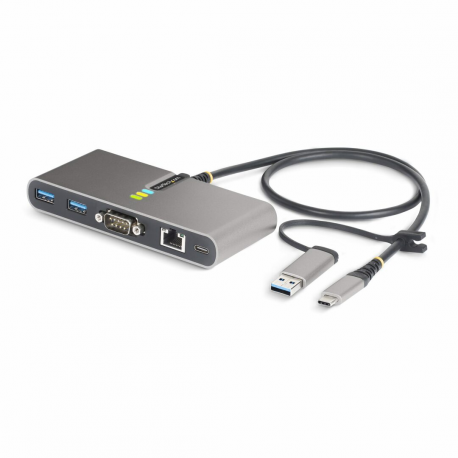 USB-C / USB-A HUB - GBE - RS232 A HUB GB ETHERNET RS232 SERI - 0