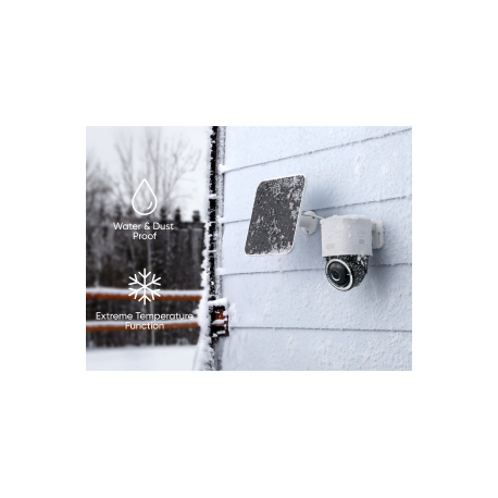 Eufy S330 - Network surveillance camera - pan  /  tilt - outdoor - dust resistant  /  water resistant - colour (Day&Night) - 4K - audio - wireless - Wi-Fi - 4G - 13