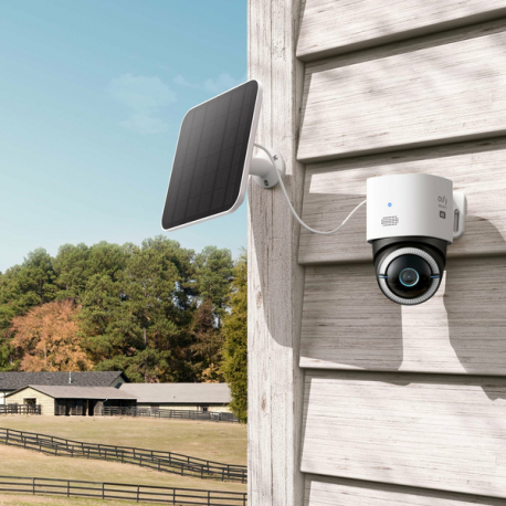 Eufy S330 - Network surveillance camera - pan  /  tilt - outdoor - dust resistant  /  water resistant - colour (Day&Night) - 4K - audio - wireless - Wi-Fi - 4G - 20