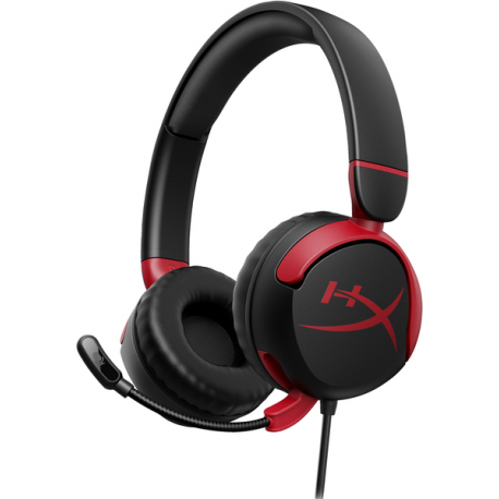HyperX Cloud Mini - Headset - on-ear - wired - active noise cancelling - 3.5 mm jack - black - 0