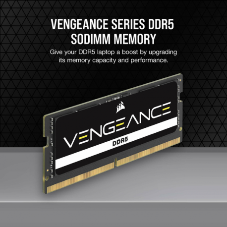 CORSAIR Vengeance - DDR5 - module - 24 GB - SO-DIMM 262-pin - 2400 MHz  /  PC5-38400 - CL40 - 1.1 V - 3