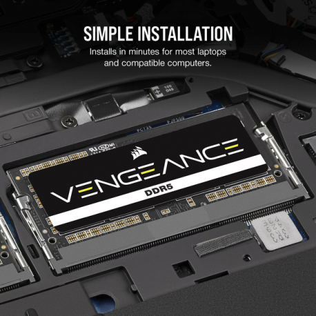 CORSAIR Vengeance - DDR5 - module - 24 GB - SO-DIMM 262-pin - 2400 MHz  /  PC5-38400 - CL40 - 1.1 V - 6