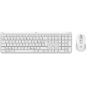 Logitech Signature Slim Combo MK950 - Keyboard and mouse set - wireless - Bluetooth 5.1 LE - QWERTY - Nordic - off-white