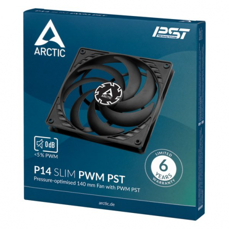 ARCTIC P14 - Case fan - slim - 140 mm - 1