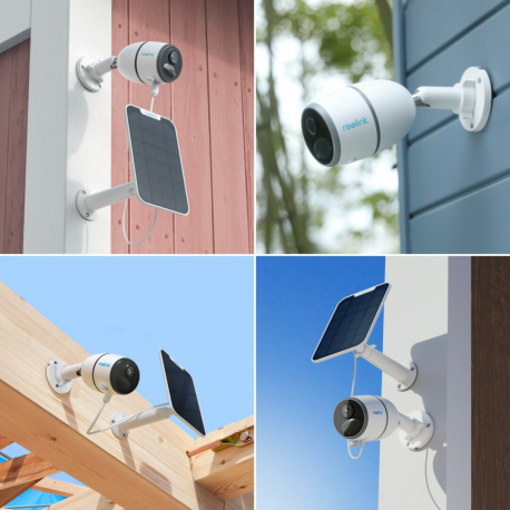 Reolink Go Series Plus - Network surveillance camera - bullet - weatherproof - colour (Day&Night) - 4 MP - 2560 x 1440 - 2K - fixed focal - audio - wireless - 4G, 3G, LTE, WCDMA, HSPA+, UMTS - H.265 - DC 5 V - 1