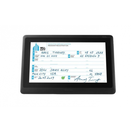 Wacom DTK-1660E - Digitiser w /  LCD display - 34.42 x 19.36 cm - electromagnetic - wired - HDMI, USB 2.0 - 1