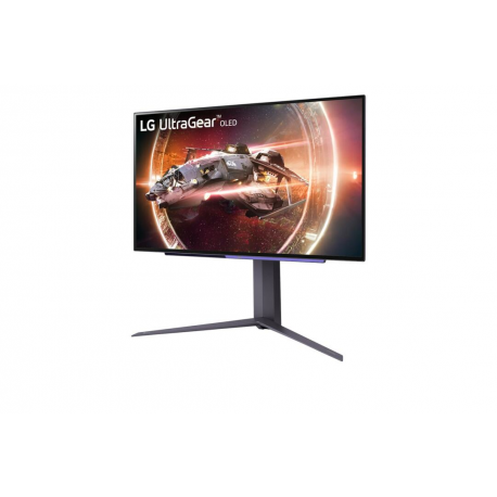 LG UltraGear 27GS95QE-B - OLED monitor - gaming - 27" (26.5" viewable) - 2560 x 1440 QHD @ 240 Hz - 1000 cd / m² - 1500000:1 - DisplayHDR 400 True Black - 0.03 ms - 2xHDMI, DisplayPort - 1