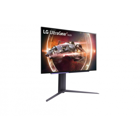 LG UltraGear 27GS95QE-B - OLED monitor - gaming - 27" (26.5" viewable) - 2560 x 1440 QHD @ 240 Hz - 1000 cd / m² - 1500000:1 - DisplayHDR 400 True Black - 0.03 ms - 2xHDMI, DisplayPort - 3