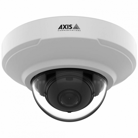 AXIS M30 Series M3086-V Mic - Network surveillance camera - dome - vandal resistant  /  impact resistant  /  dust resistant  /  water resistant - colour (Day&Night) - 4 MP - 2688 x 1512 - fixed iris - fixed focal - audio - LAN 10 / 100 - MJPEG, H.264, AVC, HEVC, H.265, MPEG-4 Part 10, MPEG-H Part 2 - PoE Plus Class 2 - 0