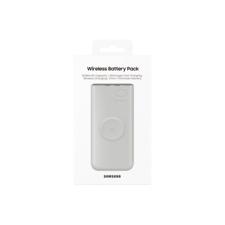 Samsung - Power bank - 10000 mAh - 25 Watt - Fast Charge - beige - 5