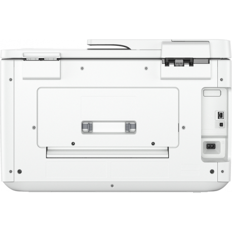 HP Officejet Pro 9730e Wide Format All-in-One - Multifunction printer - colour - ink-jet - A3 / Ledger (297 x 432 mm) (original) - A3 (media) - up to 18 ppm (copying) - up to 22 ppm (printing) - 250 sheets - USB 2.0, LAN, USB 2.0 host, Wi-Fi(ac), Bluetooth - cement - 20