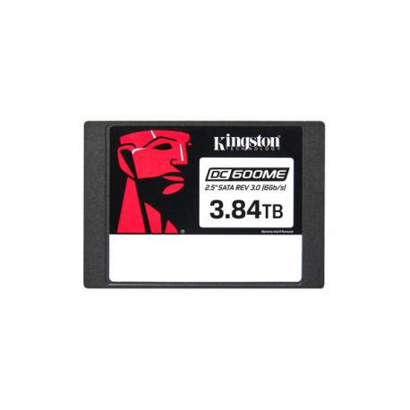 Kingston DC600ME - SSD - Enterprise, Mixed Use - encrypted - 3.84 TB - internal - 2.5" - SATA 6Gb / s - 256-bit AES - TCG Opal Encryption 2.0 - 0
