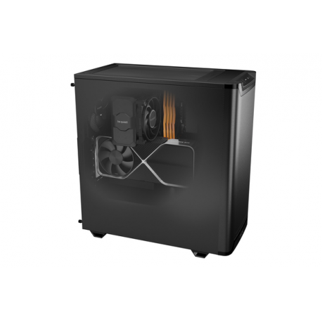 be quiet! Pure Base 501 Airflow - Midi-tower - ATX - no power supply (ATX / PS/2) - black - USB/Audio - 6