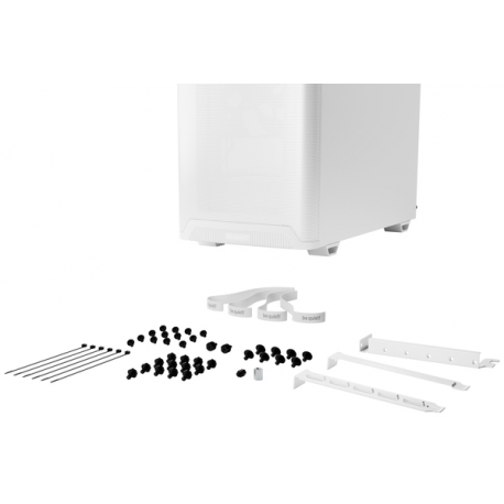 be quiet! Pure Base 501 Airflow - Midi-tower - ATX - no power supply (ATX / PS/2) - white - USB/Audio - 5