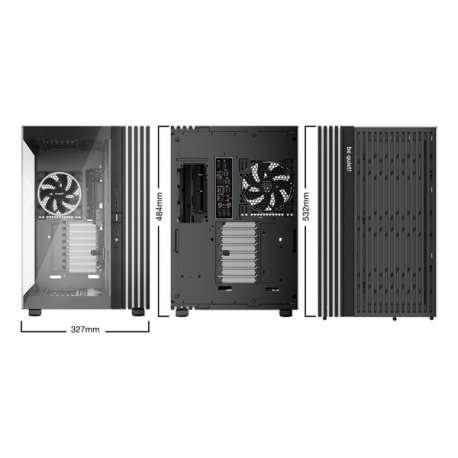 be quiet! Light Base 900 FX - FT - extended ATX - windowed side panel (glass) - no power supply (ATX  /  PS / 2) - black - USB / Audio - 6