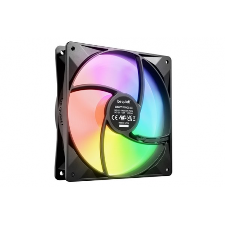 be quiet! Light Wings LX - Case fan - PWM - 140 mm - black (pack of 3) - 5