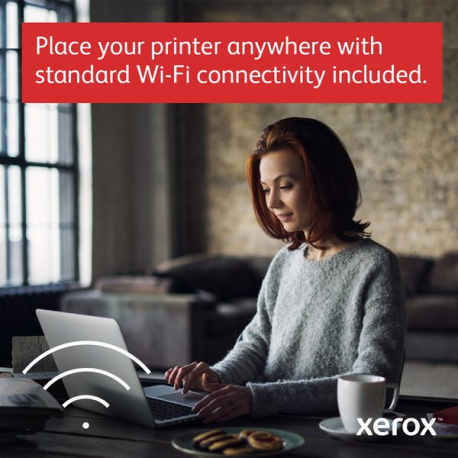 Xerox C410V / DN - Printer - colour - Duplex - laser - A4 / Legal - 1200 x 1200 dpi - up to 40 ppm (mono)  /  up to 40 ppm (colour) - capacity: 251 sheets - USB, Gigabit LAN, USB 2.0 host - 7