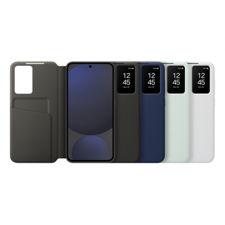 Samsung EF-ZS721 - Flip cover for mobile phone - black - for Galaxy S24 FE - 1