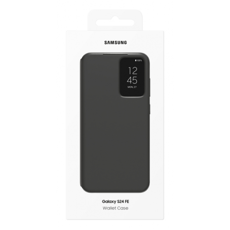 Samsung EF-ZS721 - Flip cover for mobile phone - black - for Galaxy S24 FE - 3