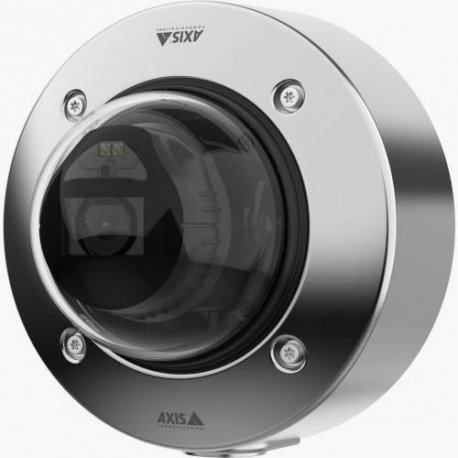AXIS P32 Series P3268-SLVE - Network surveillance camera - dome - outdoor - vandal  /  weatherproof - colour (Day&Night) - 8 MP - 3840 x 2160 - 4K - vari-focal - audio - wired - LAN 10 / 100 - MJPEG, H.264, H.265 - PoE Class 3 - TAA Compliant - 0