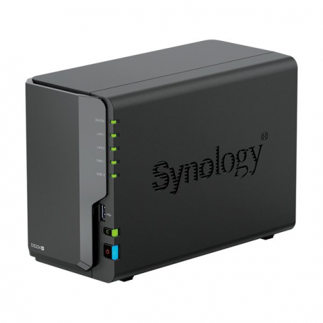 Synology Disk Station DS224+ - NAS server - RAID RAID 0, 1, JBOD - RAM 2 GB - Gigabit Ethernet - iSCSI support - 3