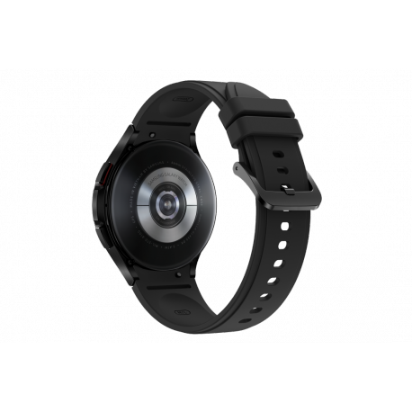 Samsung Galaxy Watch4 Classic - 46 mm - black - smart watch with ridge sport band - fluoroelastomer - black - display 1.4" - 16 GB - NFC, Wi-Fi, Bluetooth - 52 g - 3