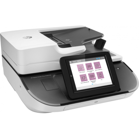 HP Digital Sender Flow 8500 fn2 - Document scanner - flatbed: CCD / ADF: CIS - Duplex - 216 x 864 mm - 600 dpi - up to 100 ppm (mono) / up to 100 ppm (colour) - ADF (150 sheets) - up to 10000 scans per day - USB 2.0, Gigabit LAN, USB 2.0 (Host) - 4