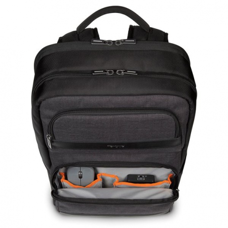 Targus CitySmart Advanced - Notebook carrying backpack - 12.5" - 15.6" - black / grey - 2