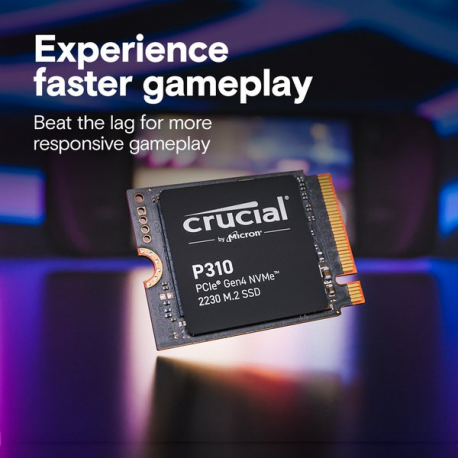 Crucial P310 - SSD - Extreme Performance - 1 TB - internal - M.2 2230 - PCIe 4.0 x4 (NVMe) - 1