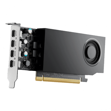 NVIDIA RTX A1000 - Graphics card - RTX A1000 - 8 GB GDDR6 - PCIe 4.0 x8 low profile - 4 x Mini DisplayPort - 2