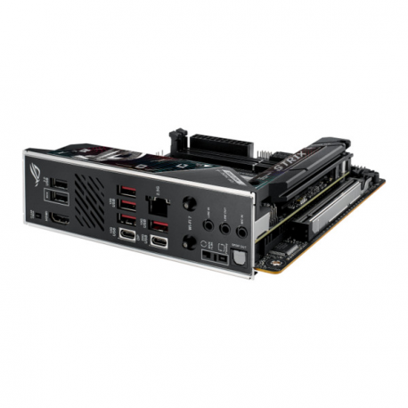 ASUS ROG STRIX B850-I GAMING WIFI - Motherboard - mini ITX - Socket AM5 - AMD B850 Chipset - USB-C 3.2 Gen 2x2, USB-C 3.2 Gen2, USB 3.2 Gen 2, USB 3.2 Gen 1 - 2.5 Gigabit LAN, Wi-Fi 7, Bluetooth - onboard graphics (CPU required) - HD Audio (8-channel) - 7