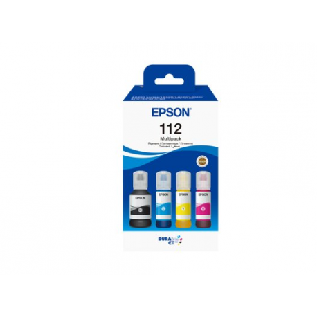 Epson 112 Multipack - 4-pack - black, yellow, cyan, magenta - original - hanging box - ink refill - 0