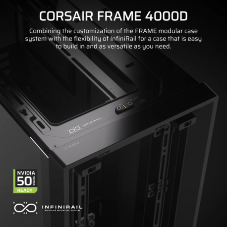 CORSAIR FRAME 4000D RS Mid-Tower Black case